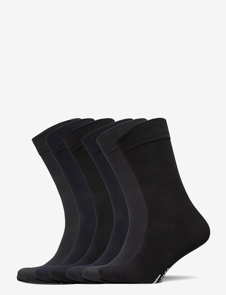 TOPECO - SOCKS 6-P, BAMBOO, MULTI 6 PC/PACK - crew-socken - multi - 1