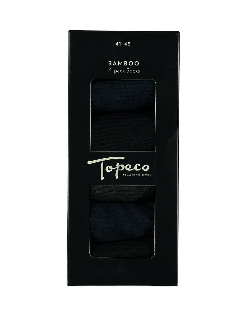 TOPECO - SOCKS 6-P, BAMBOO, NAVY 115A244145 6 PC/PACK - crew-socken - multi - 0