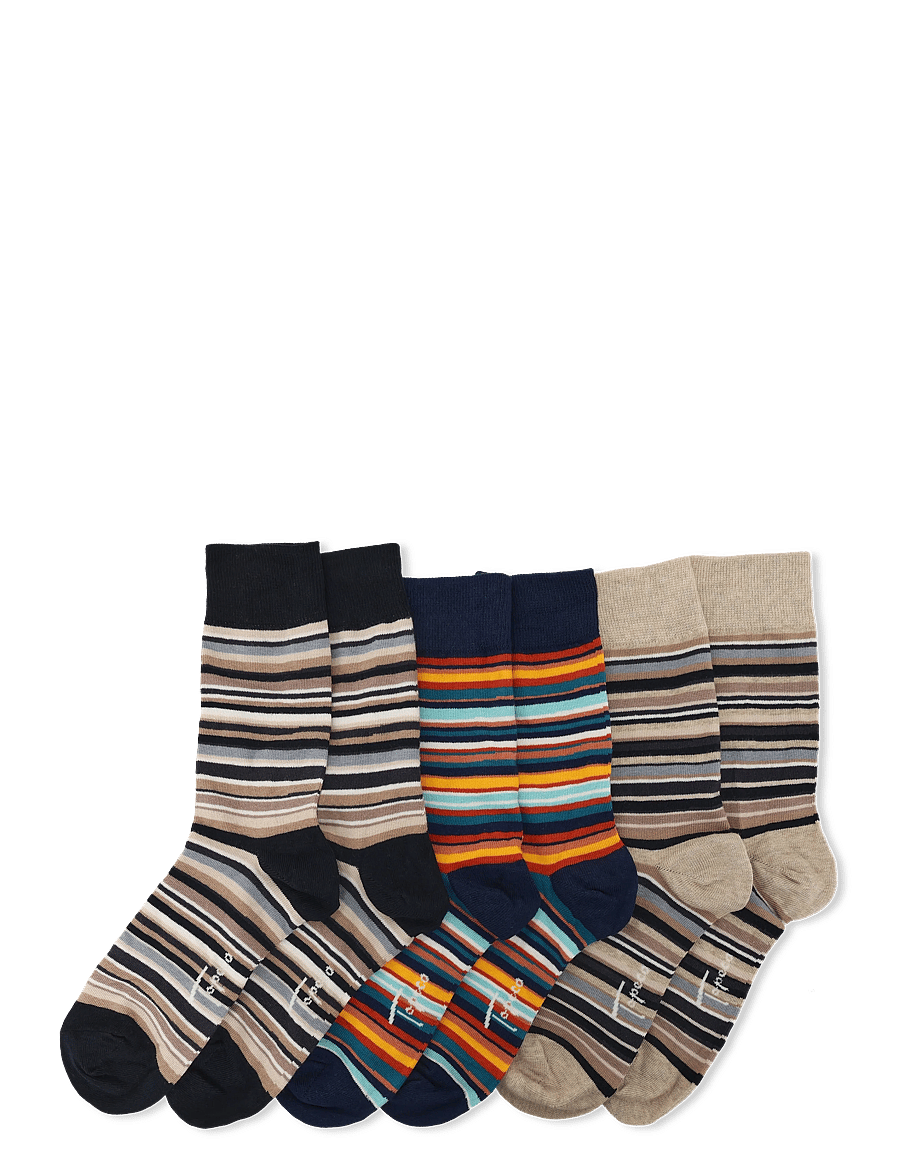 TOPECO - SOCKS 6-P, COTTON, MULTI 999S25 6 PC/PACK - tennissocken - multi - 1