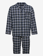 TOPECO - MENS FLANELL PYJAMA - pyjamasetit - navy blue - 0