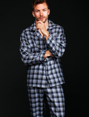 TOPECO - MENS FLANELL PYJAMA - pidžamu komplekts - navy blue - 5