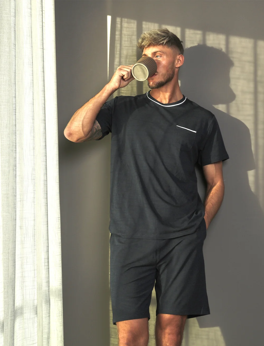 TOPECO - PYJAMAS SHORT, BAMBOO - pidžaamakomplekt - 595 - 0