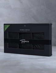 TOPECO - MEN'S BAMBOO BOXER 3-P - alhaisimmat hinnat - black - 1