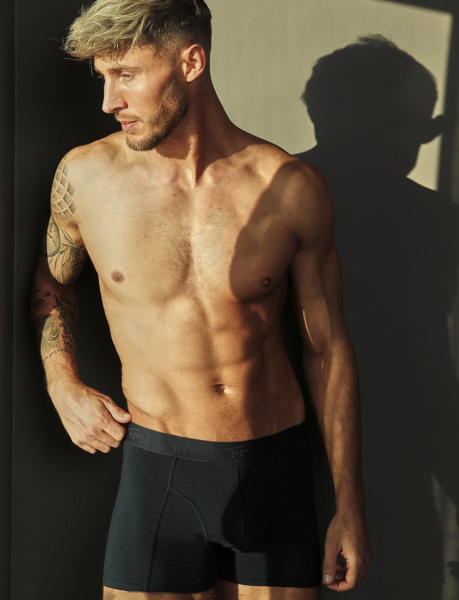 TOPECO - MEN'S BAMBOO BOXER 3-P - multipack underpants - black - 0