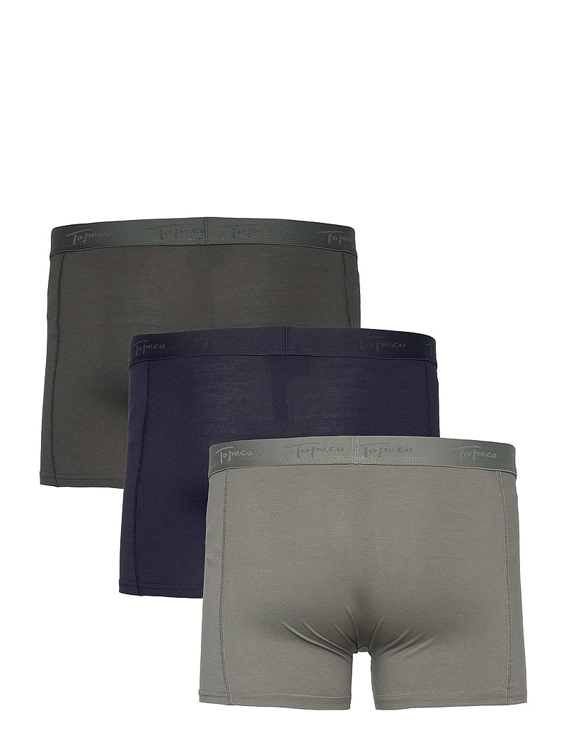 TOPECO - MEN'S BAMBOO BOXER 3-P - unterhosen im multipack - mixed - 3