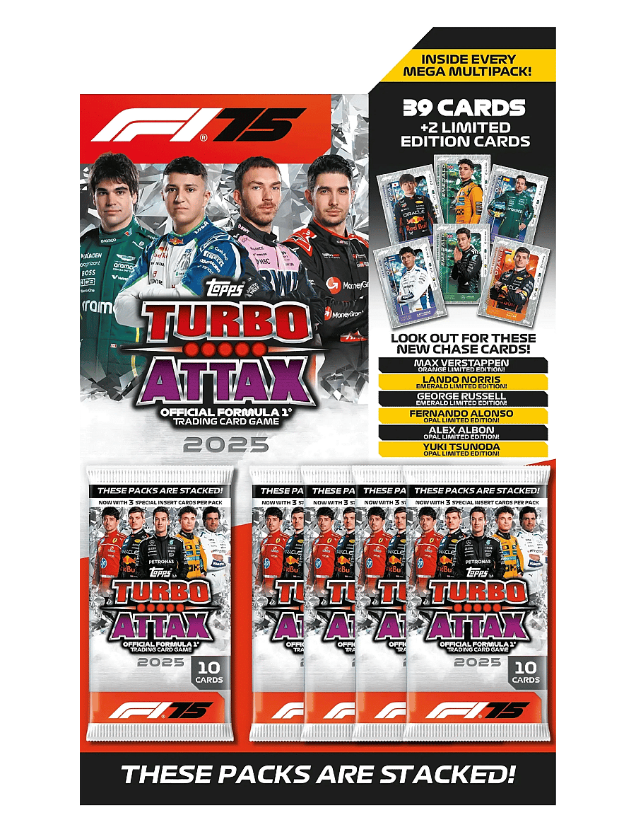 Topps Match Attax - TOPPS FORMULA 1 TURBO ATTAX MEGA MULTI PACK - multi colour - 0