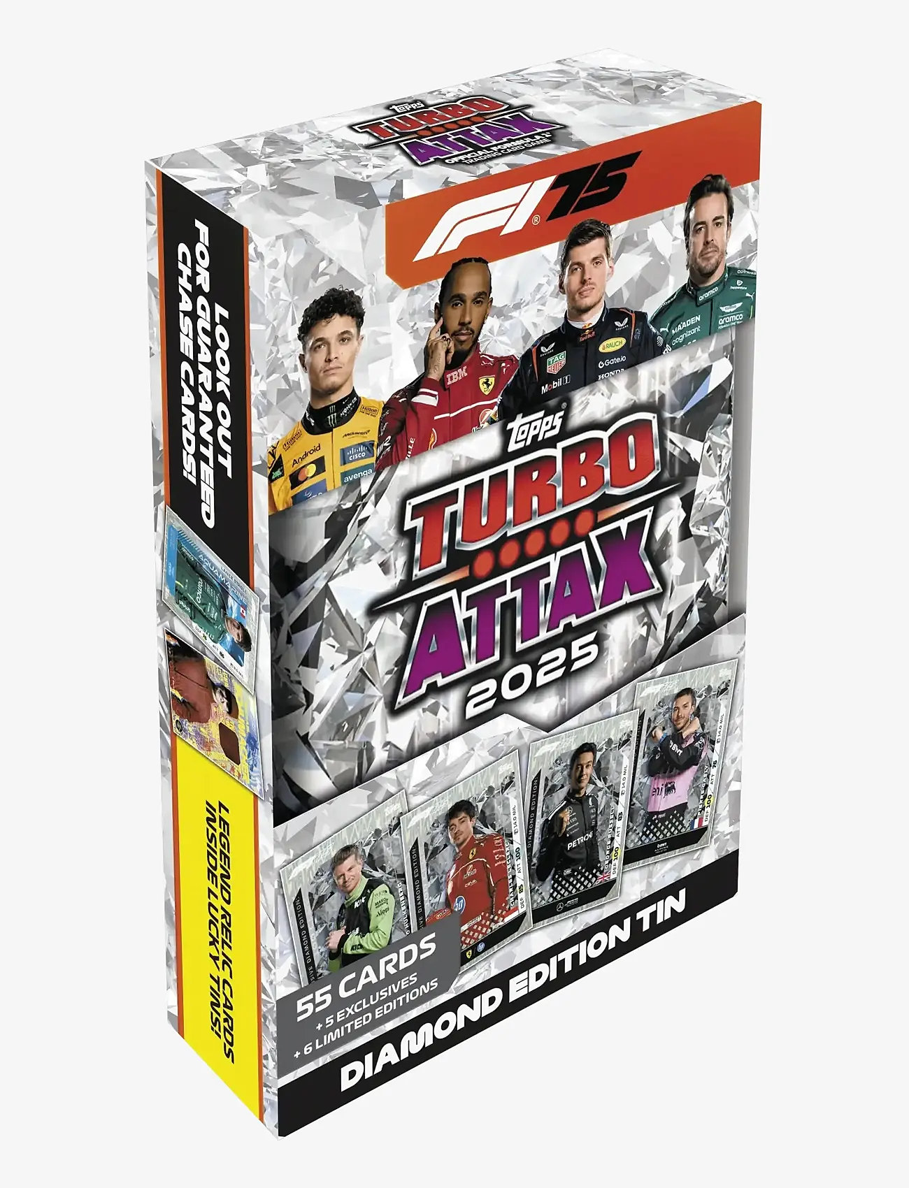 F1 Turbo Attax - TOPPS FORMULA 1 TURBO ATTAX MEGA TIN DIAMOND - trading cards - multi colour - 0