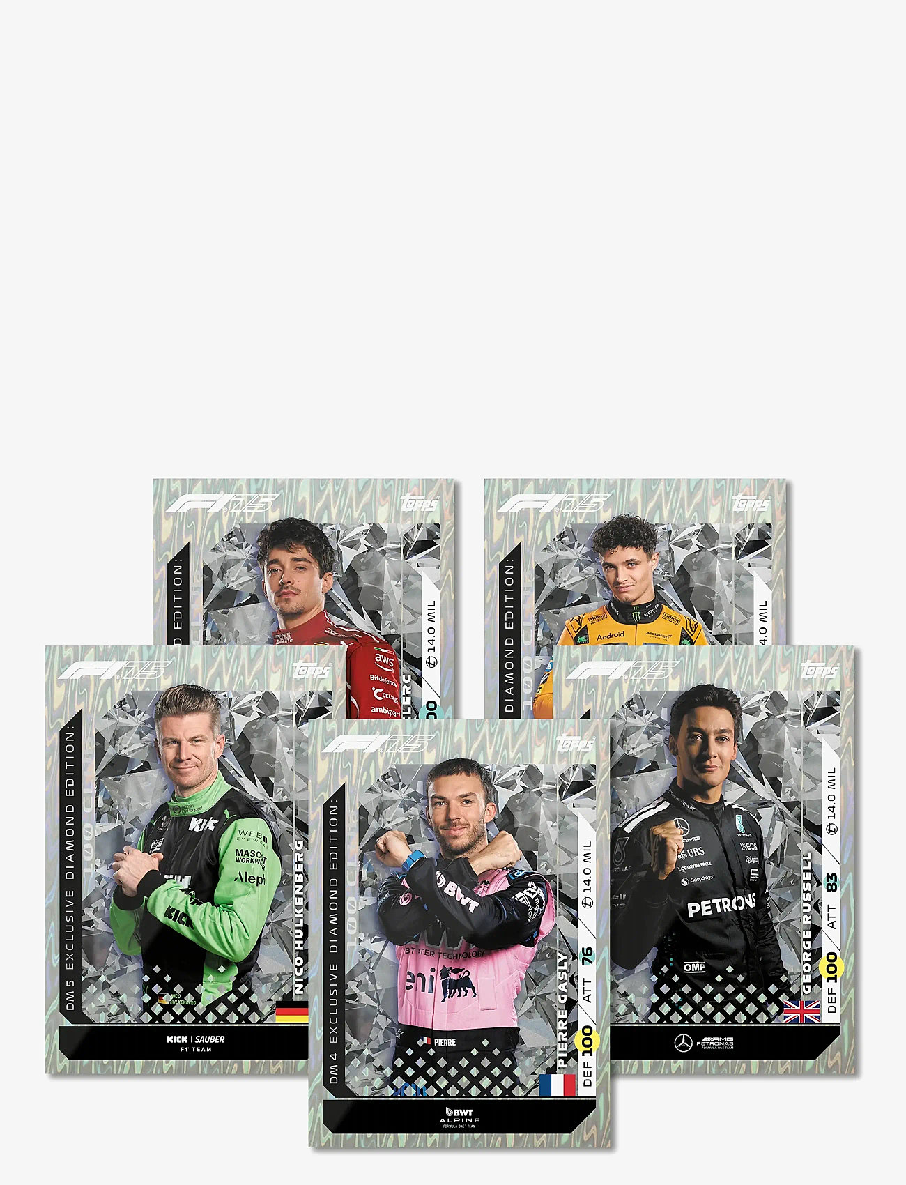 F1 Turbo Attax - TOPPS FORMULA 1 TURBO ATTAX MEGA TIN DIAMOND - trading cards - multi colour - 2
