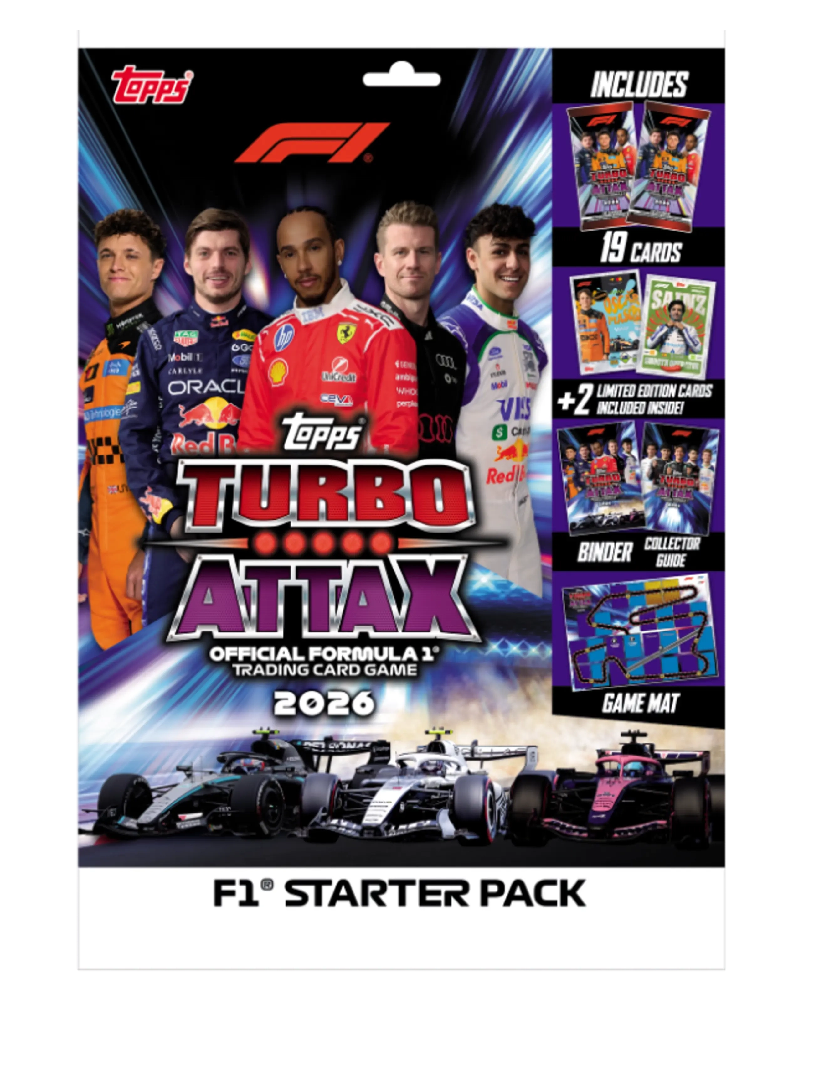 Topps TOPPS FORMULA 1 TURBO ATTAX STARTER PACK - Topps - MULTI COLOUR / multi