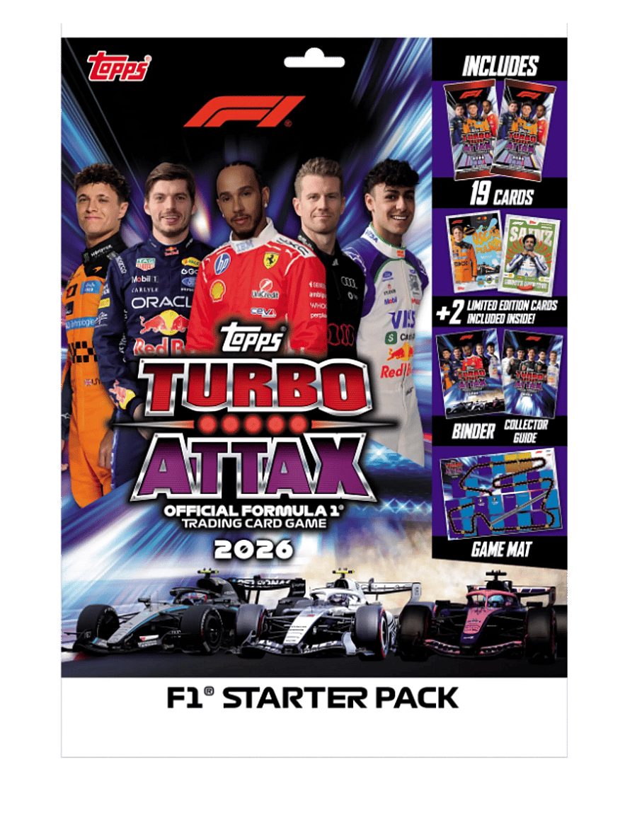 Topps - TOPPS FORMULA 1 TURBO ATTAX STARTER PACK - lego formula 1 - multi colour - 1