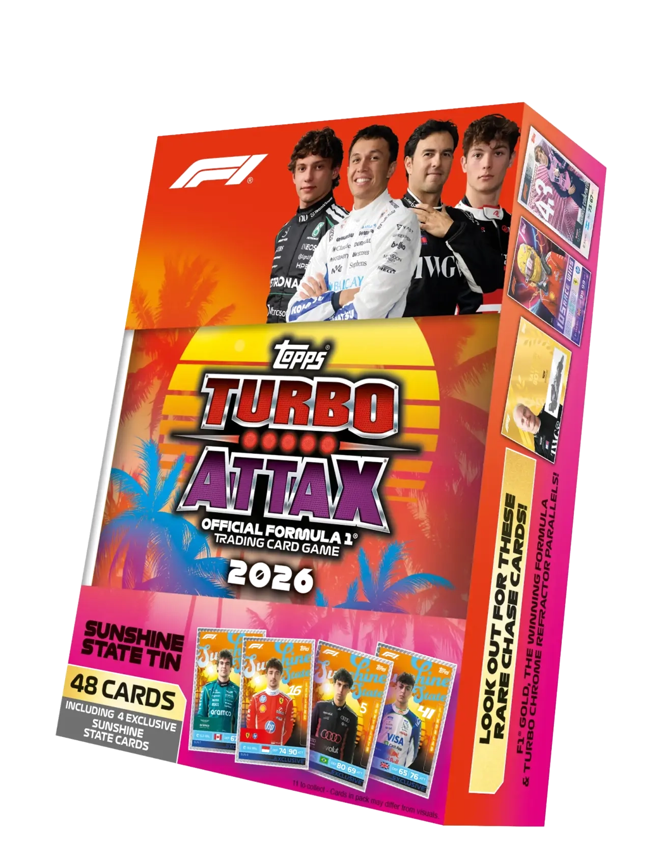 Topps - TOPPS FORMULA 1 TURBO ATTAX MEGA TIN ASS - multi colour - 3