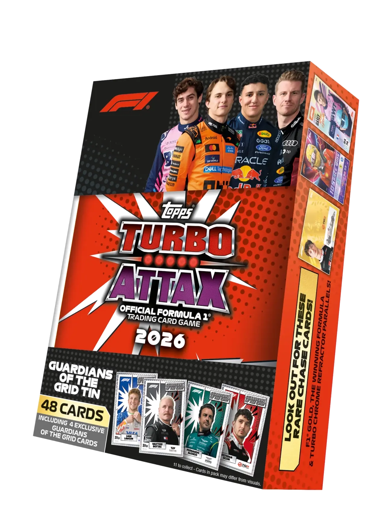 Topps - TOPPS FORMULA 1 TURBO ATTAX MEGA TIN ASS - multi colour - 4