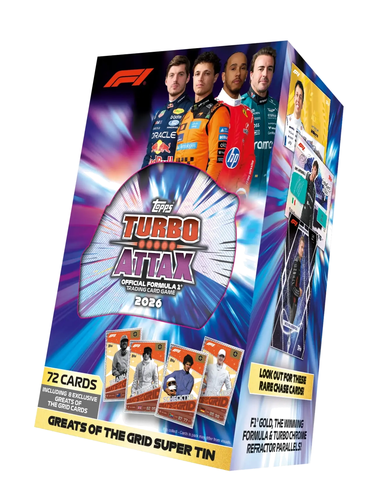 Topps TOPPS FORMULA 1 TURBO ATTAX SUPER TIN - Topps - MULTI COLOUR / multi