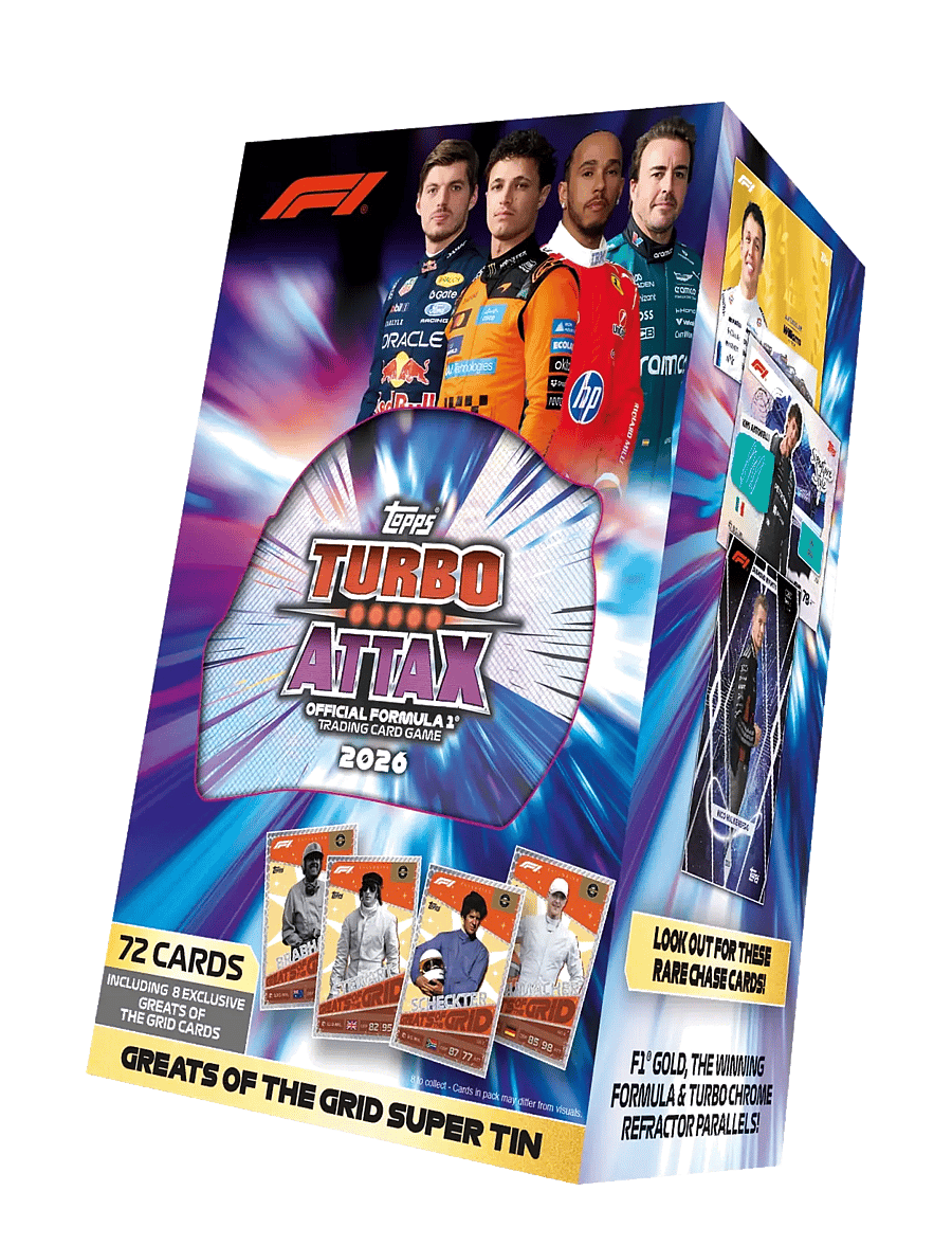 Topps - TOPPS FORMULA 1 TURBO ATTAX SUPER TIN - lego formula 1 - multi colour - 1