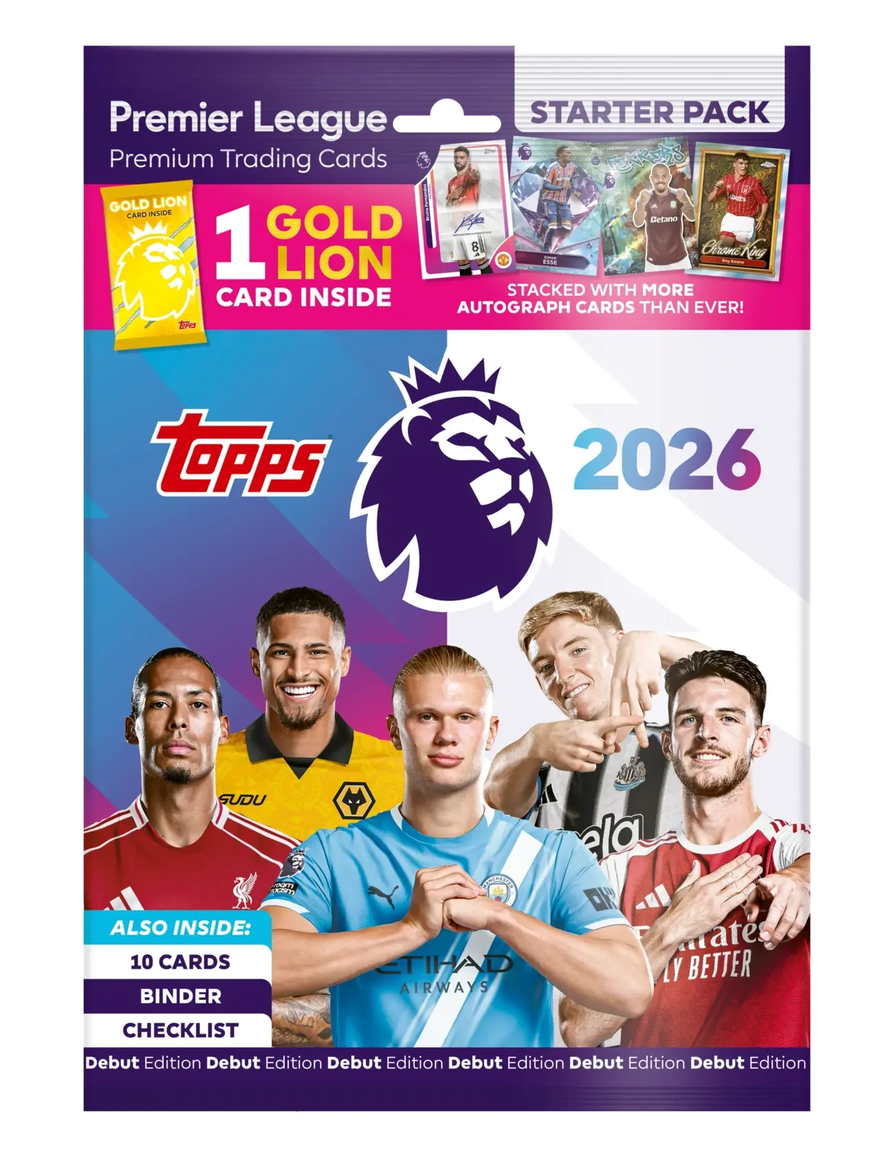 TOPPS Topps Premier League Starter Pack Patterned - One Size - Kinder