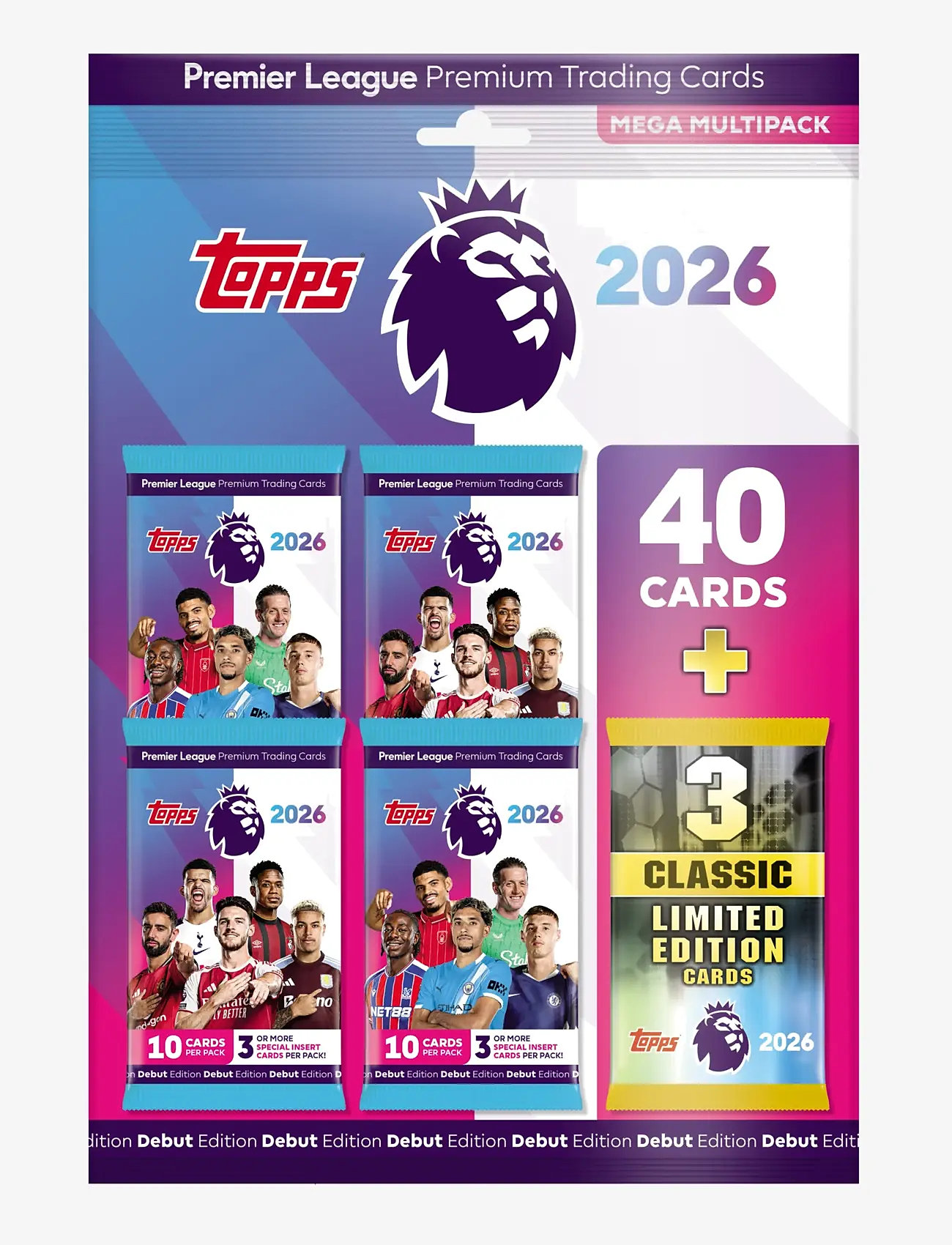 Topps Premier League - TOPPS PREMIER LEAGUE MEGA MULTIPACK - samlarkort - multi colour - 0