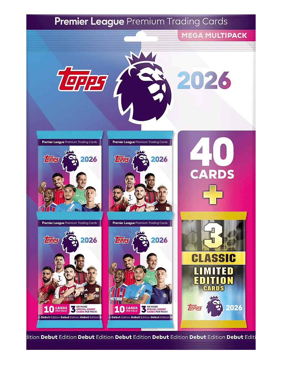 Topps - TOPPS PREMIER LEAGUE MEGA MULTIPACK - najniższe ceny - multi colour - 0