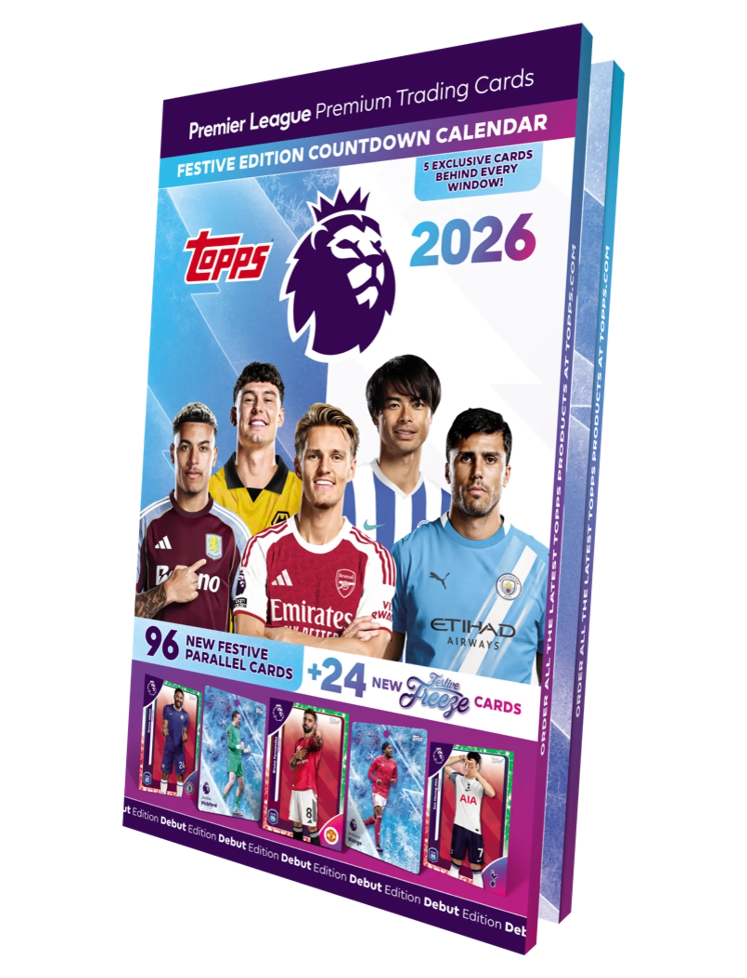 Topps Premier League Calendar, One Size, Drawing, Blau - Calendars & Notebooks, Kinder