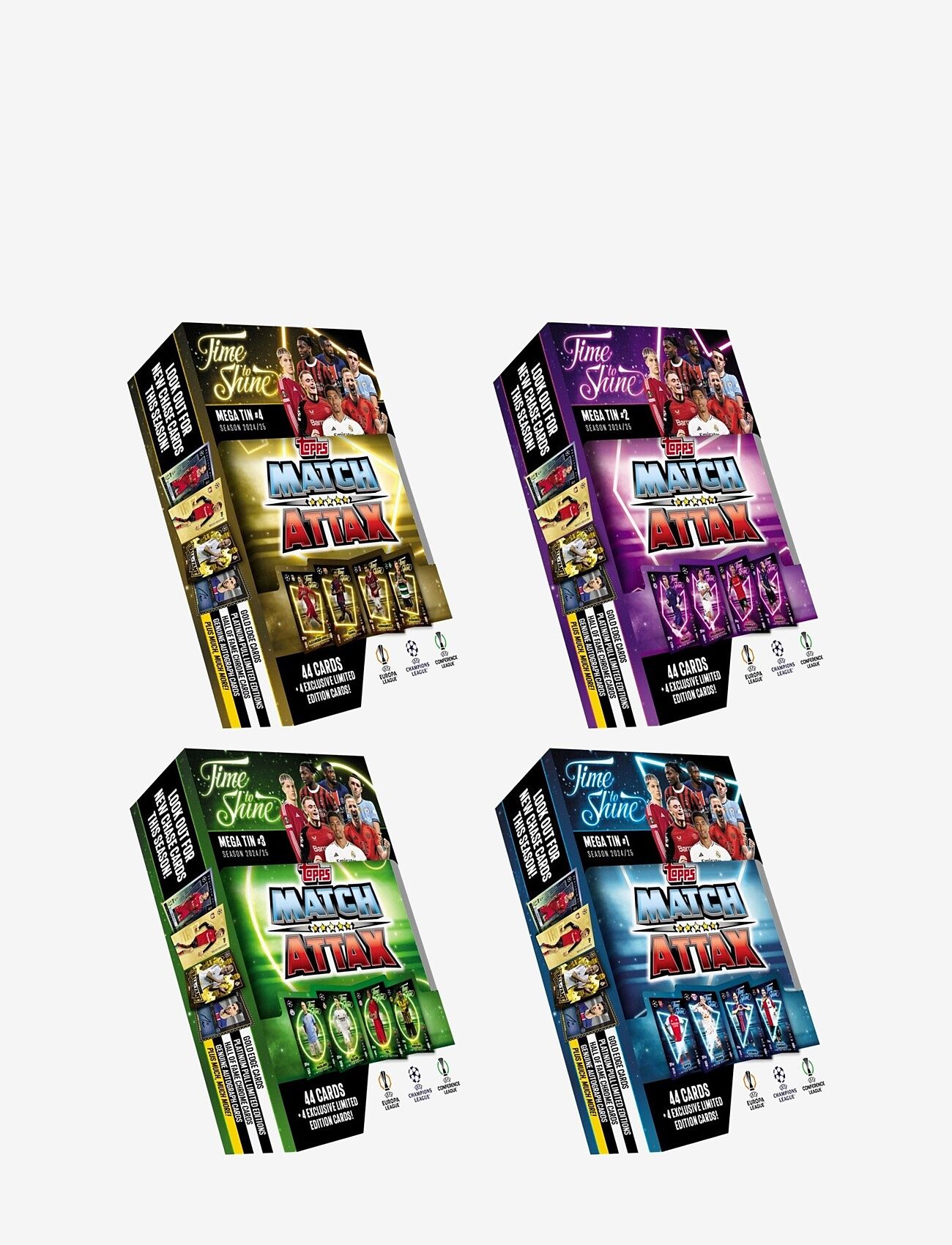 Topps Match Attax - TOPPS MATCH ATTAX CHAMPIONS LEAGUE MEGA TIN - assorted colors - 2