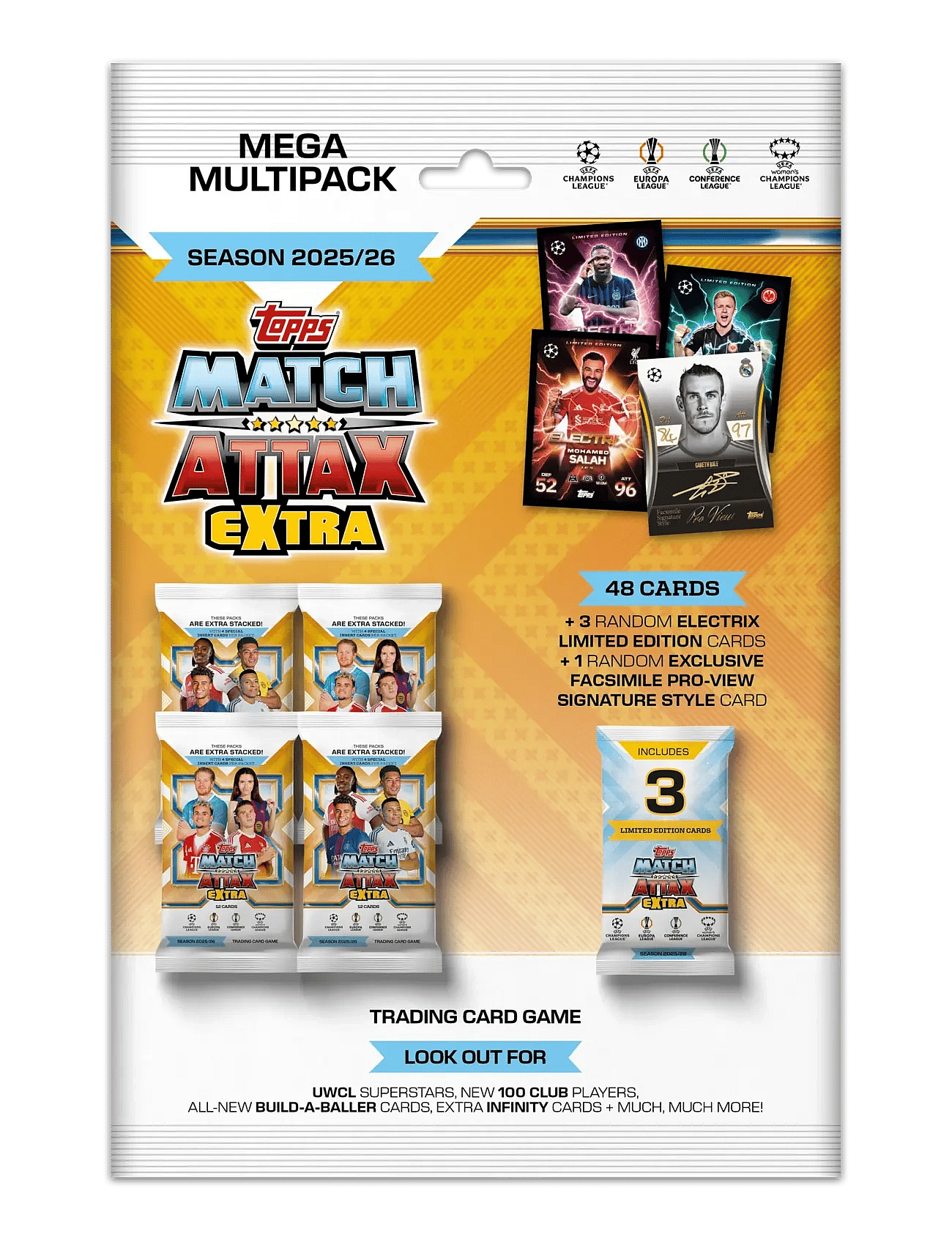 TOPPS MATCH ATTAX CHAMPIONS LEAGUE EX MEGA MULTI - MULTI COLOUR