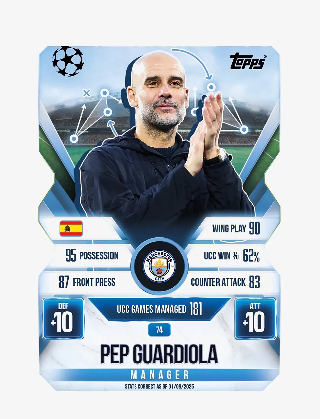 Topps Match Attax - TOPPS MATCH ATTAX CHAMPIONS LEAGUE EX MEGA MULTI - trading cards - multi colour - 3