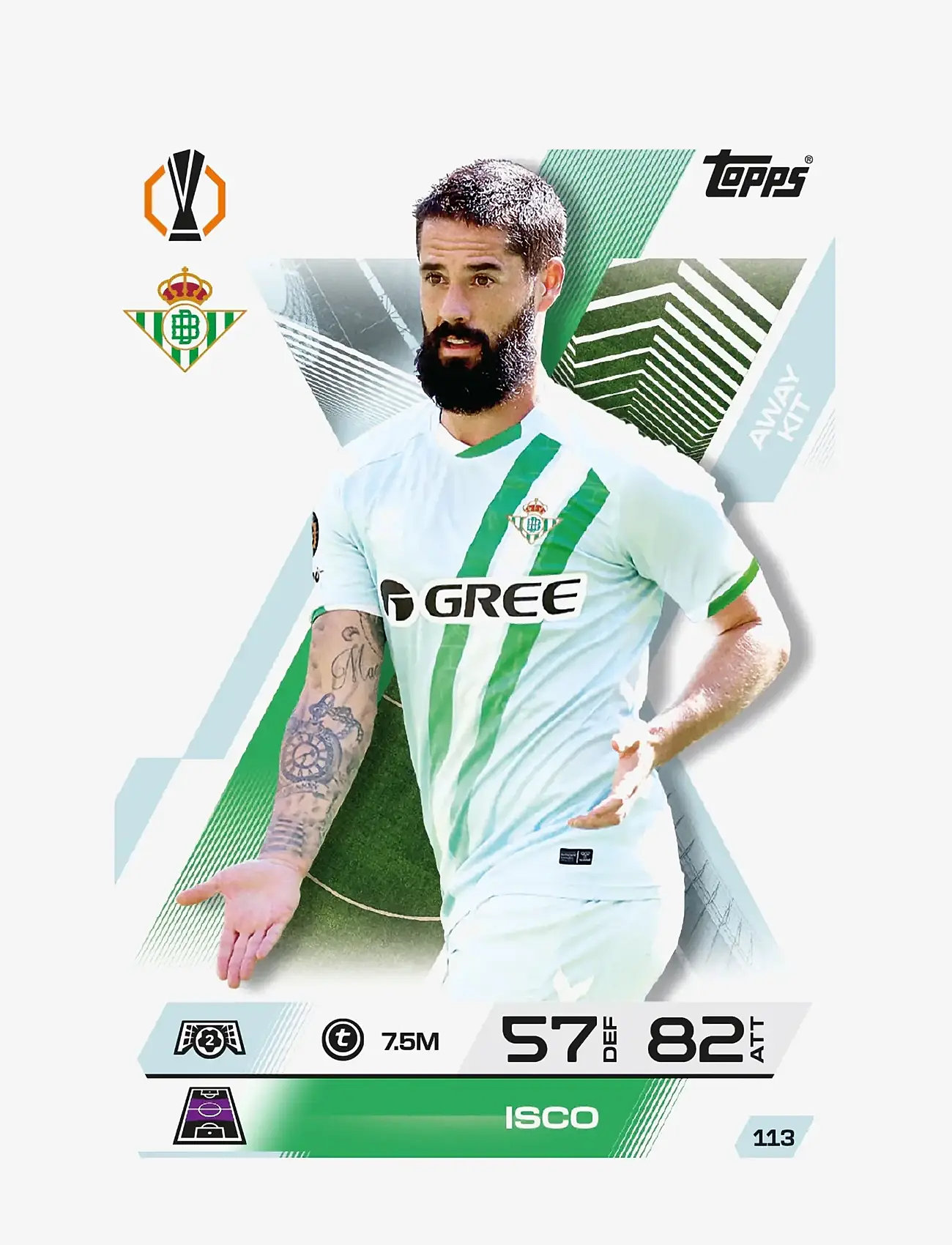 Topps Match Attax - TOPPS MATCH ATTAX CHAMPIONS LEAGUE EX MEGA MULTI - trading cards - multi colour - 5
