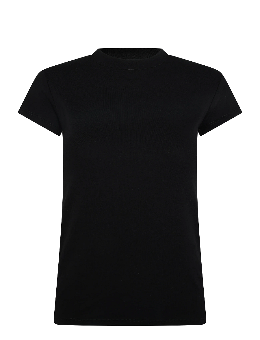 Topshop - TSEVERYDAY SS TOP JRS NOOS - t-shirts - black - 1