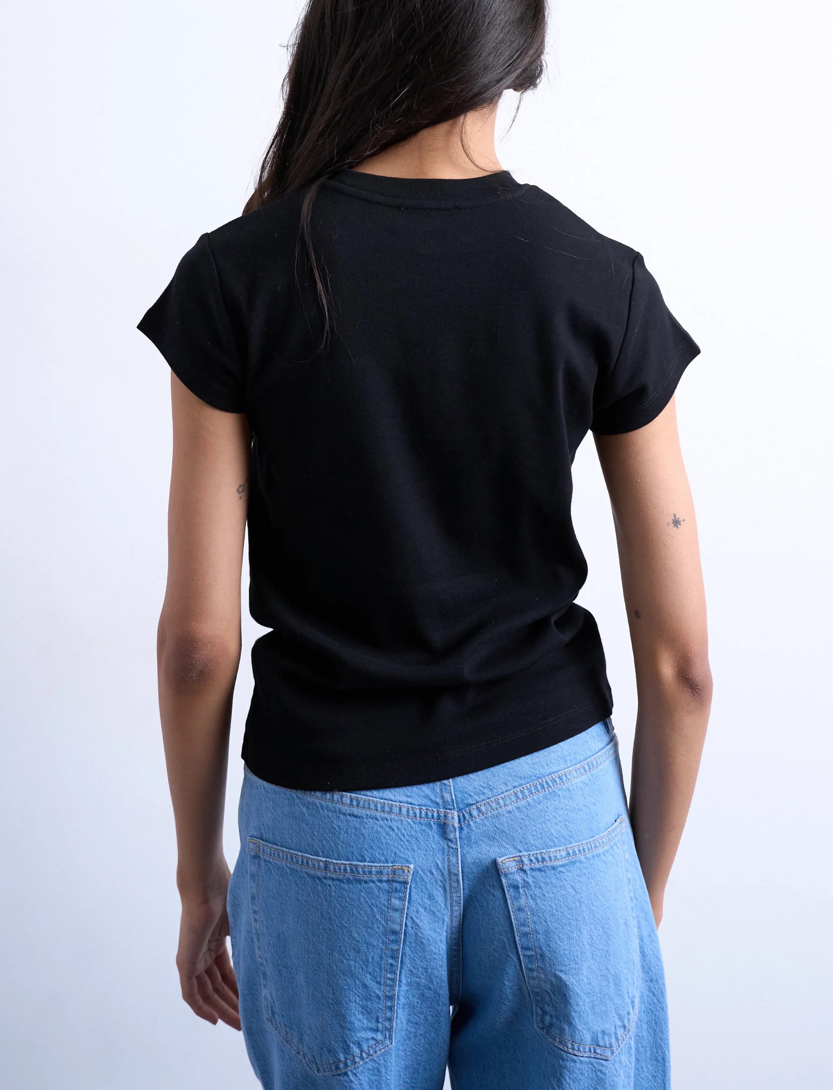 Topshop - TSEVERYDAY SS TOP JRS NOOS - t-shirts - black - 3