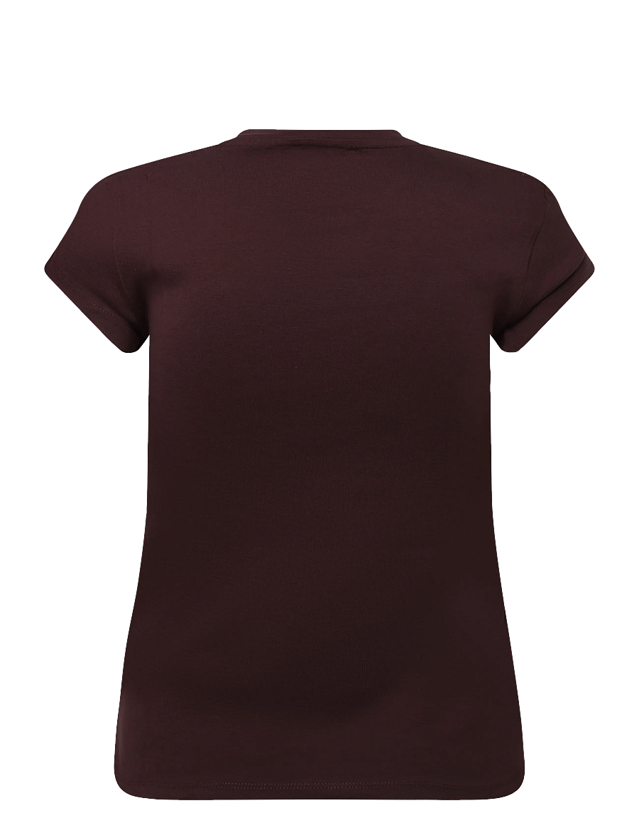 Topshop - TSEVERYDAY SS TOP JRS NOOS - t-shirts - deep mahogany - 2