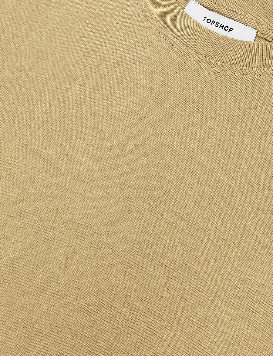 Topshop - TSEVERYDAY SS TOP JRS NOOS - t-shirts - khaki - 5