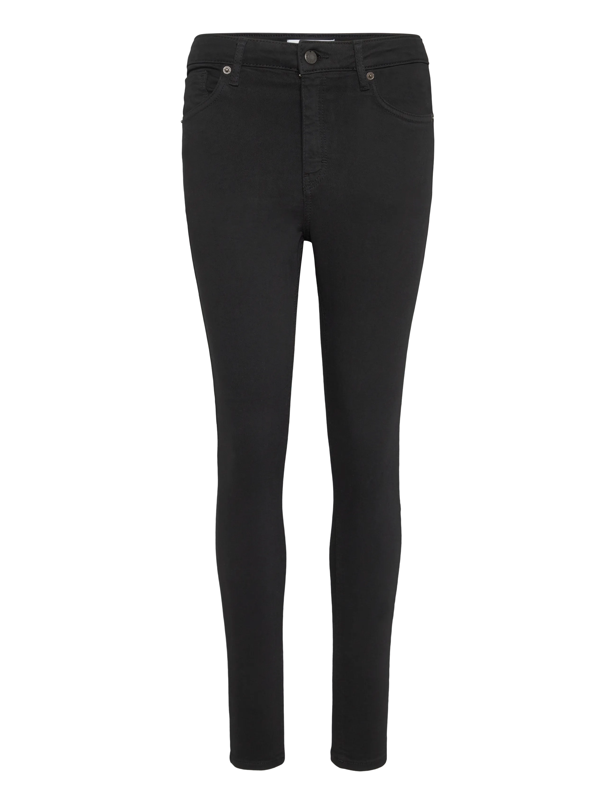 Topshop Tsjamie Hr Slim Dnm Jeans Bl Noos, Kvinder, Højtaljede Skinny Jeans, Sort, Str: 33 x 32