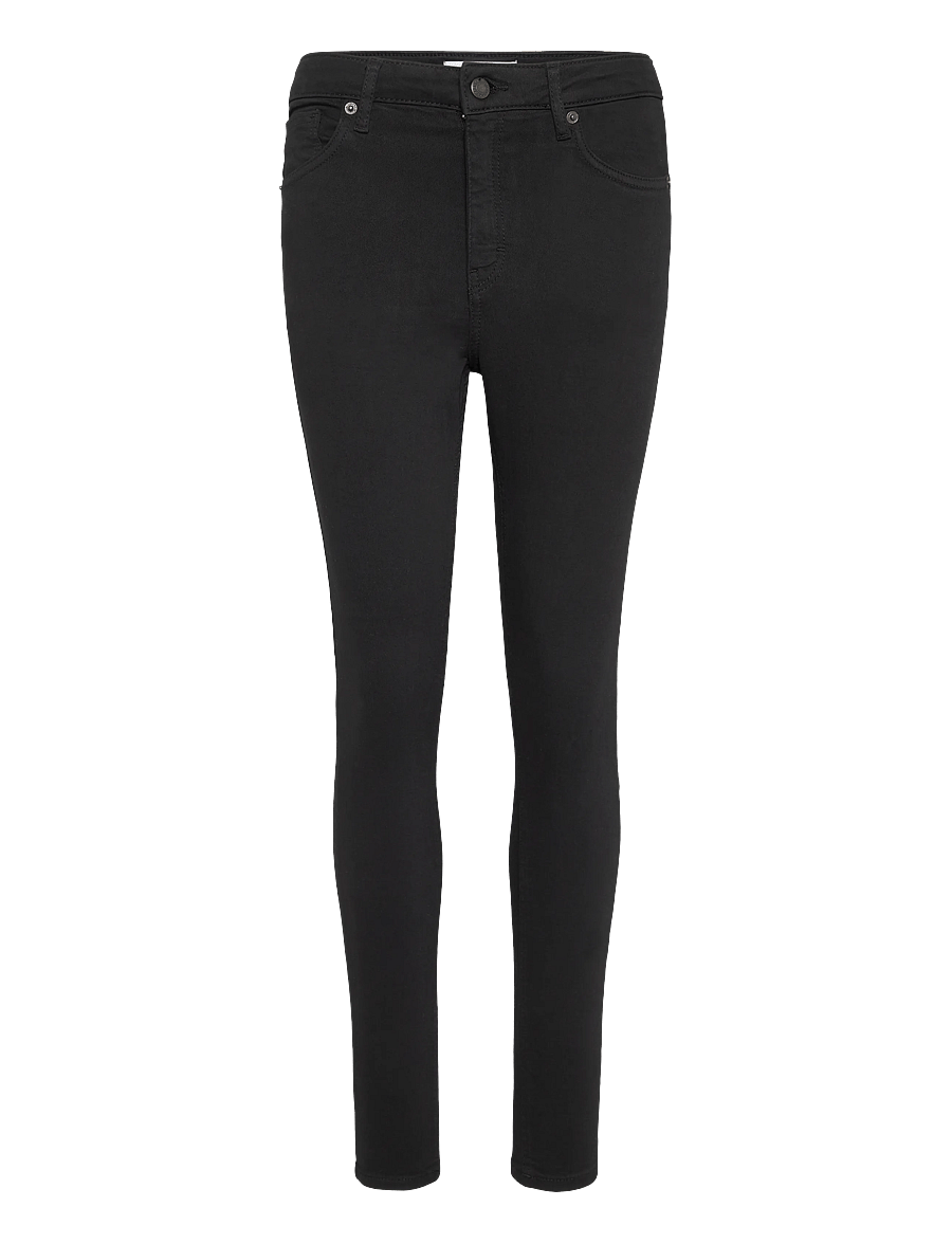 Topshop - TSJAMIE HR SLIM DNM JEANS BL NOOS - skinny jeans - black denim - 1
