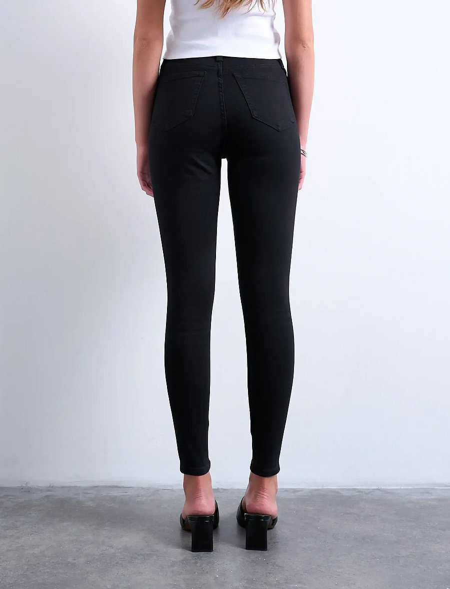 Topshop - TSJAMIE HR SLIM DNM JEANS BL NOOS - skinny jeans - black denim - 3
