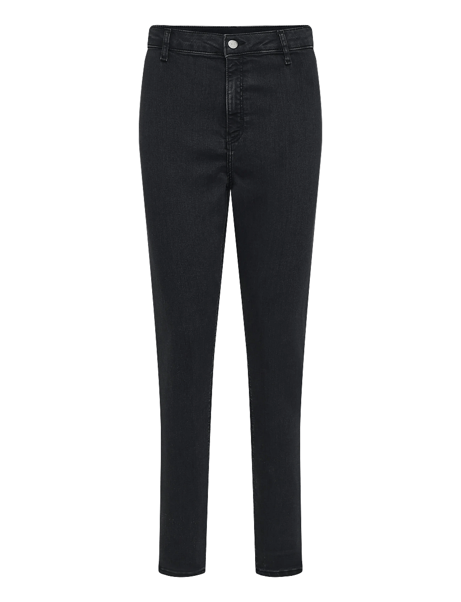Topshop - TSJONI HR SKINNY DNM JEANS BLW NOOS - skinny jeans - black denim - 0