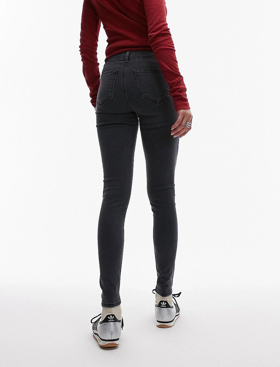 Topshop - TSJONI HR SKINNY DNM JEANS BLW NOOS - skinny jeans - black denim - 3