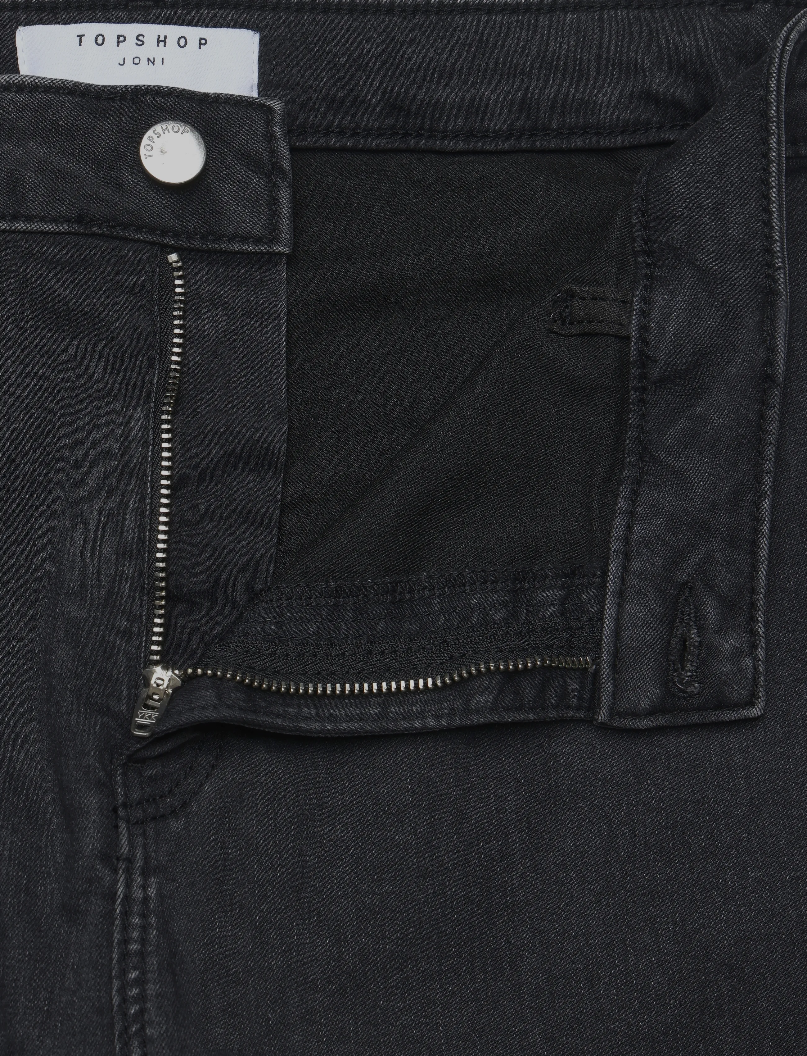 Topshop - TSJONI HR SKINNY DNM JEANS BLW NOOS - skinny jeans - black denim - 3