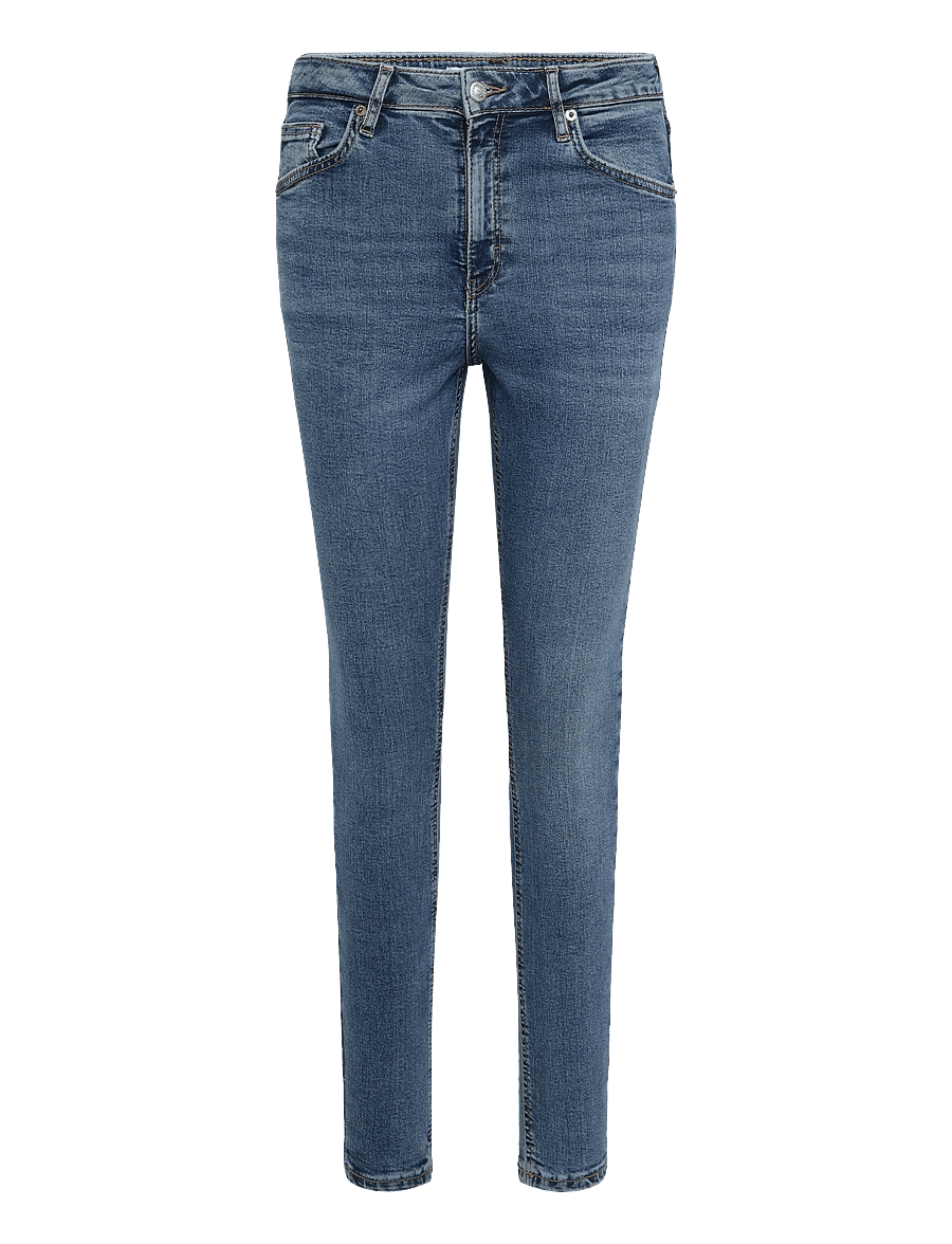 Topshop - TSJAMIE HR SLIM DNM JEANS MB NOOS - slim-fit-jeans - medium blue denim - 0
