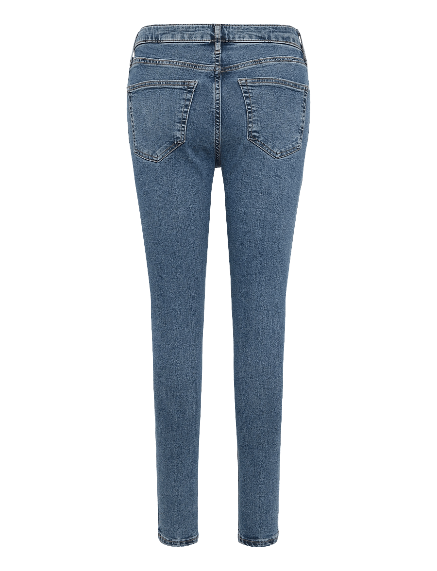 Topshop - TSJAMIE HR SLIM DNM JEANS MB NOOS - slim-fit-jeans - medium blue denim - 1