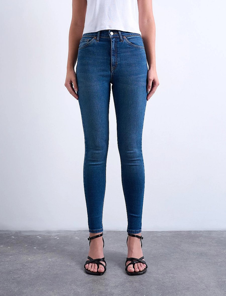 Topshop - TSJAMIE HR SLIM DNM JEANS MB NOOS - slim jeans - medium blue denim - 3