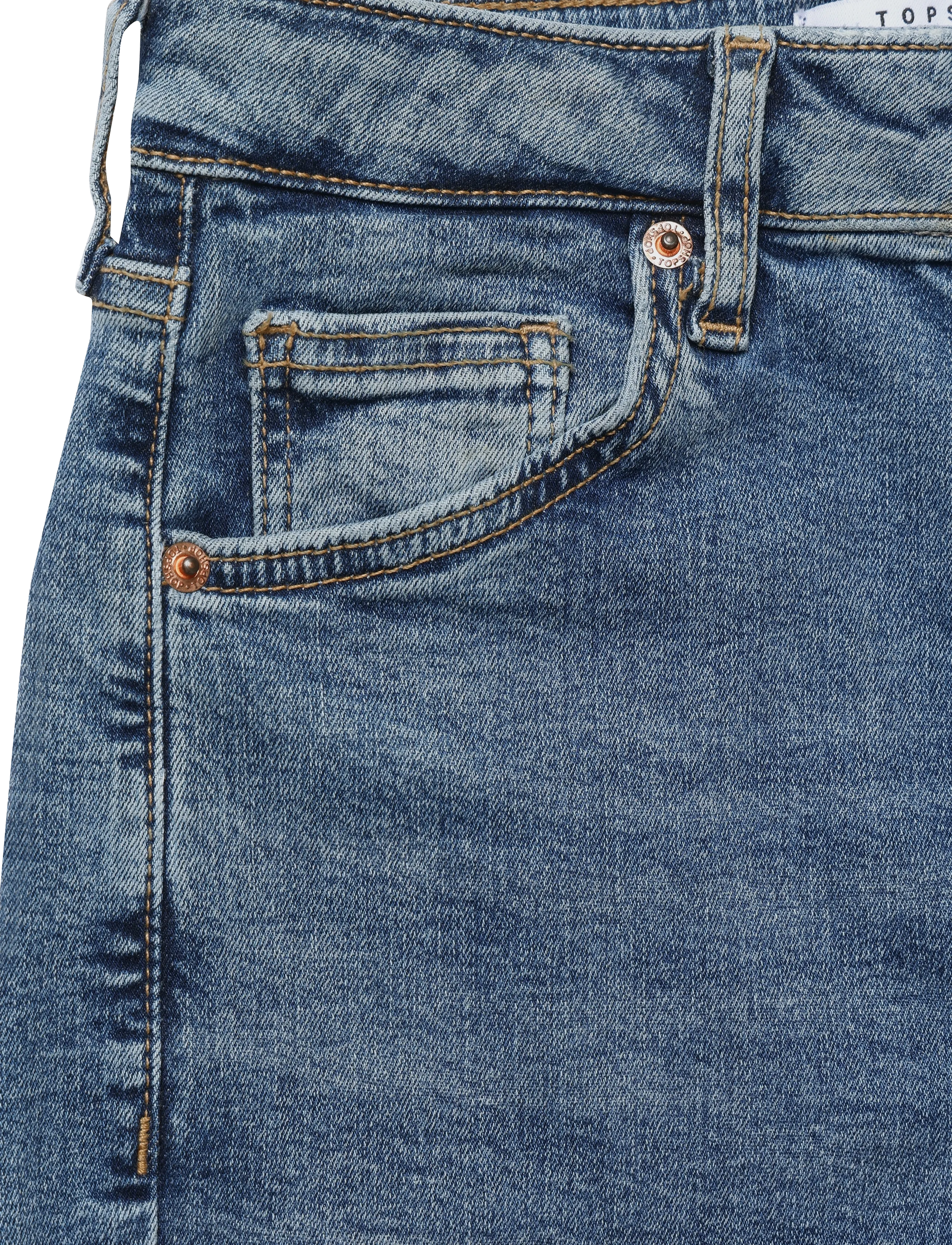 Topshop - TSJAMIE HR SLIM DNM JEANS MB NOOS - slim-fit-jeans - medium blue denim - 2