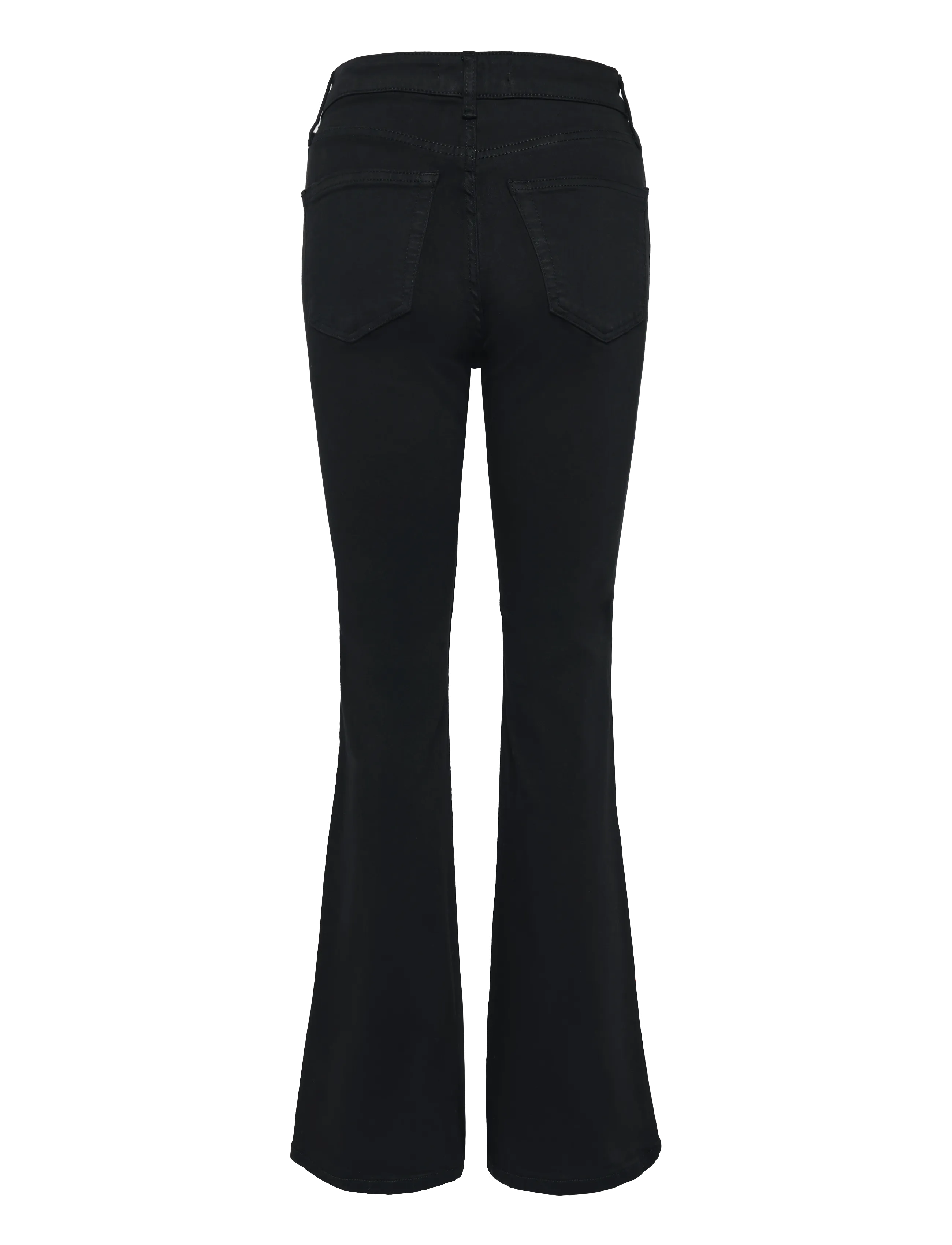 Topshop - TSJAMIE HR FLARE DNM JEANS BL NOOS - black denim - 1