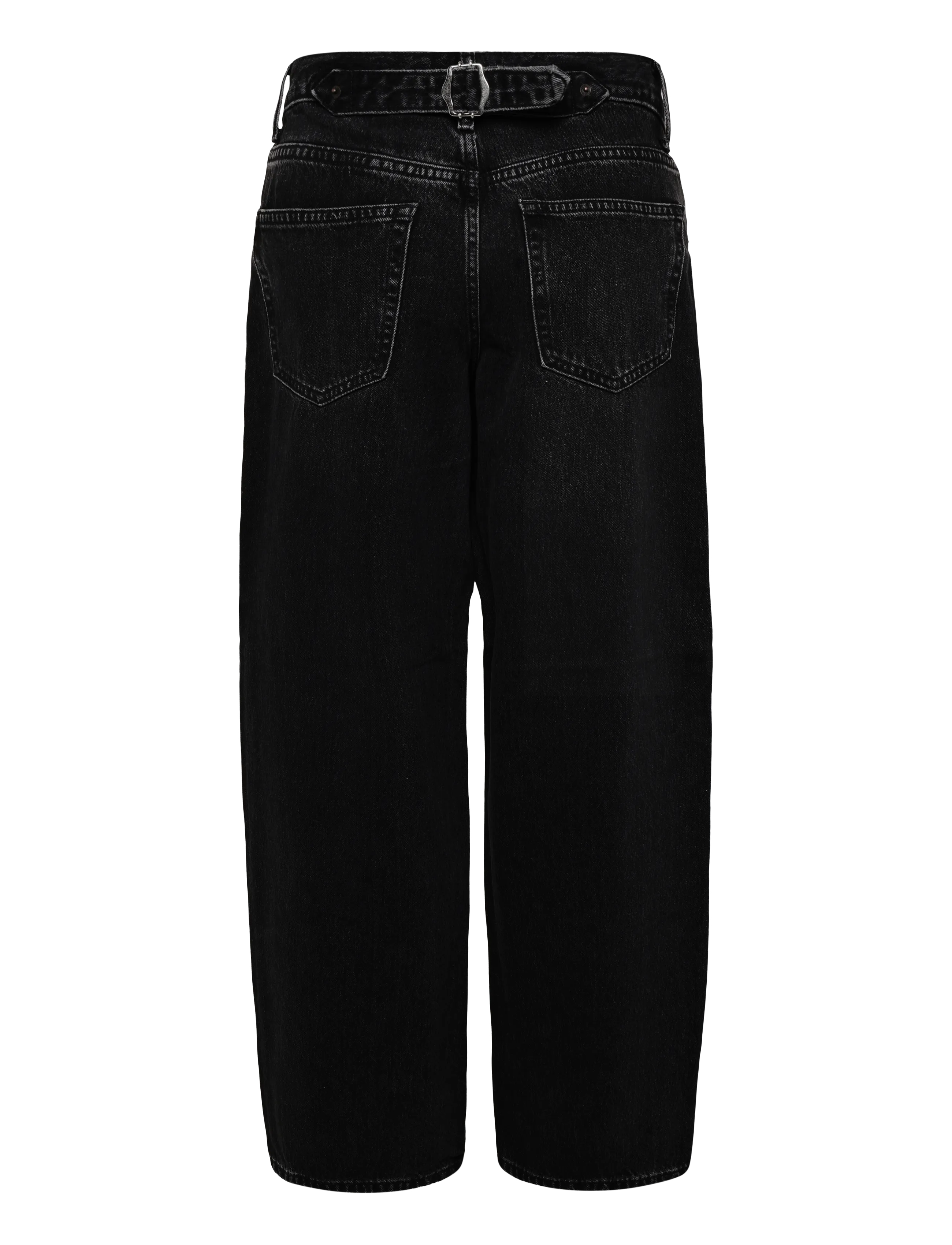 Topshop - TSCINCH LR WIDE DNM JEANS BLW NOOS - brede jeans - black denim - 1