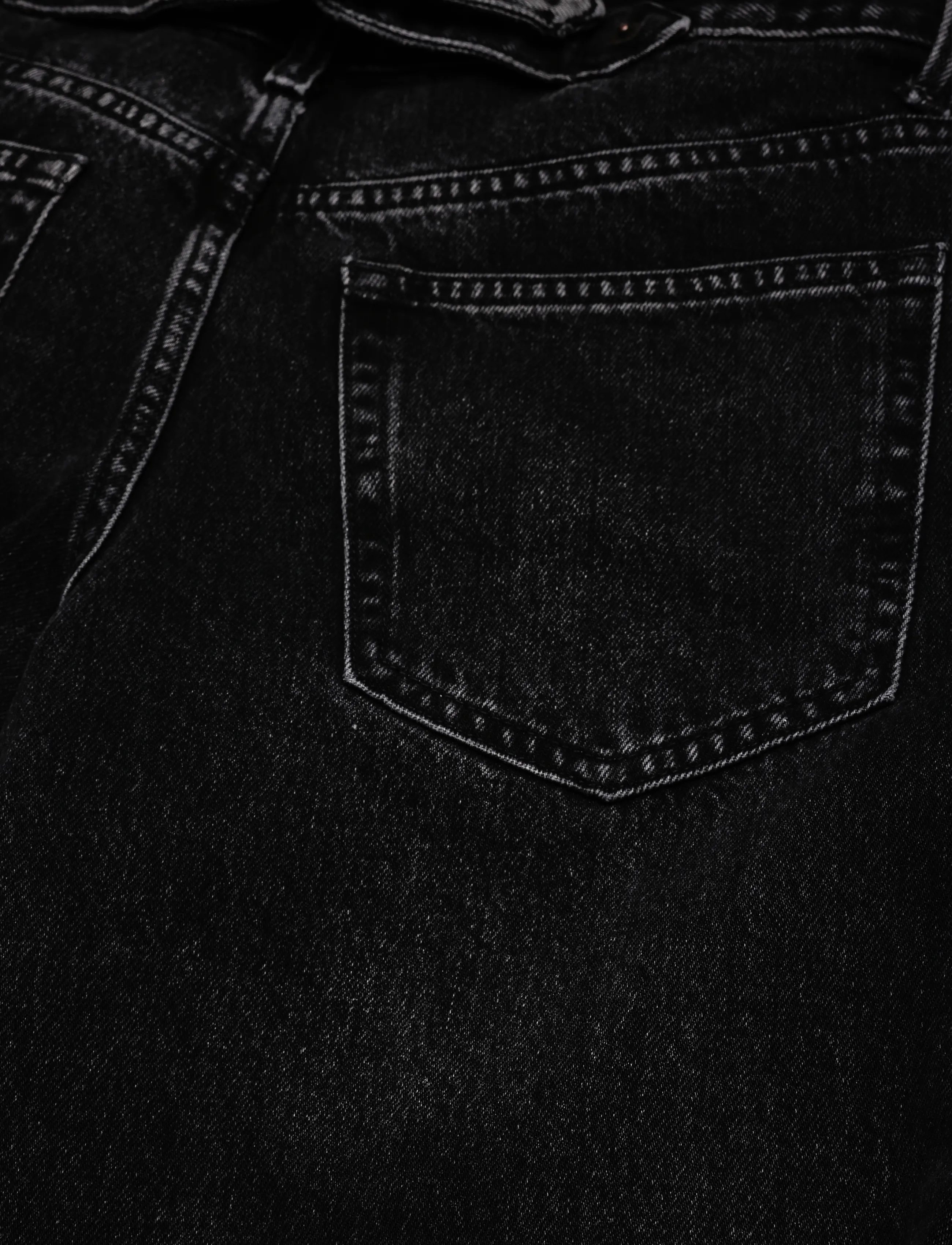 Topshop - TSCINCH LR WIDE DNM JEANS BLW NOOS - brede jeans - black denim - 2