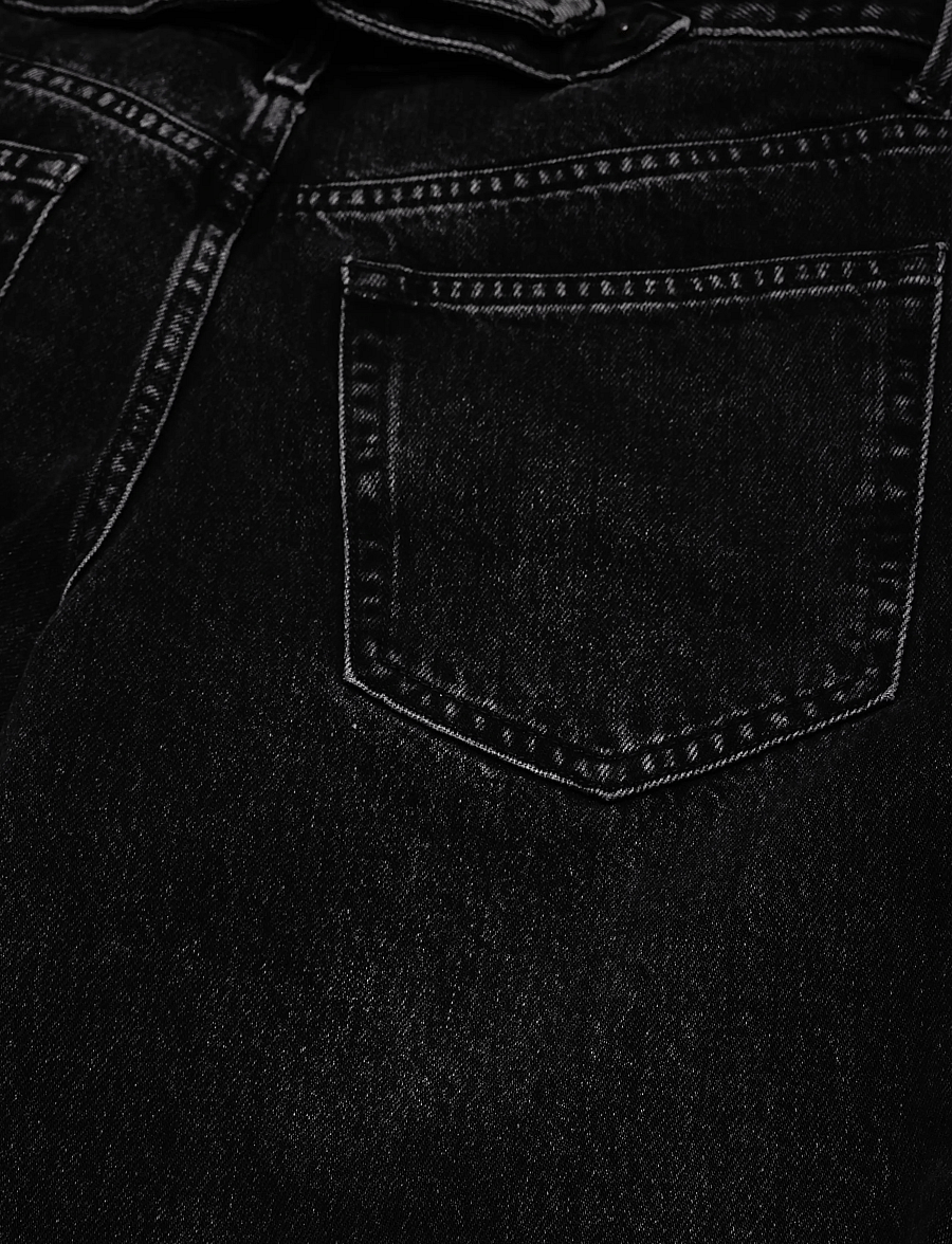 Topshop - TSCINCH LR WIDE DNM JEANS BLW NOOS - brede jeans - black denim - 2