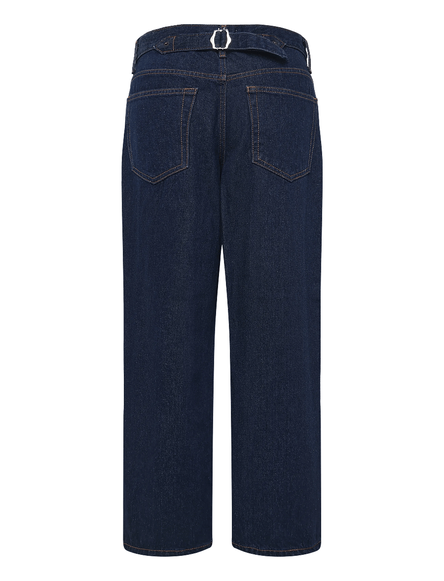 Topshop - TSCINCH LR WIDE DNM JEANS DB NOOS - dark blue denim - 1