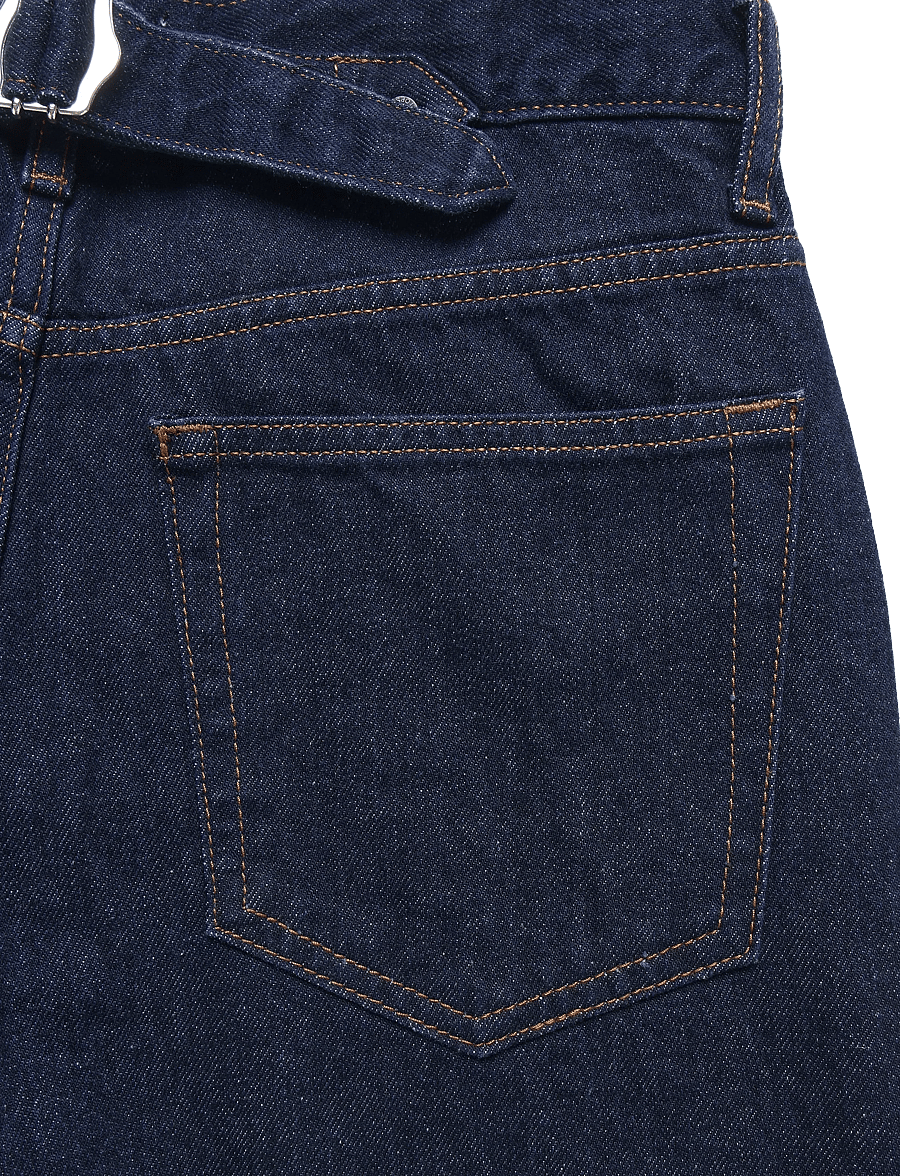 Topshop - TSCINCH LR WIDE DNM JEANS DB NOOS - dark blue denim - 2