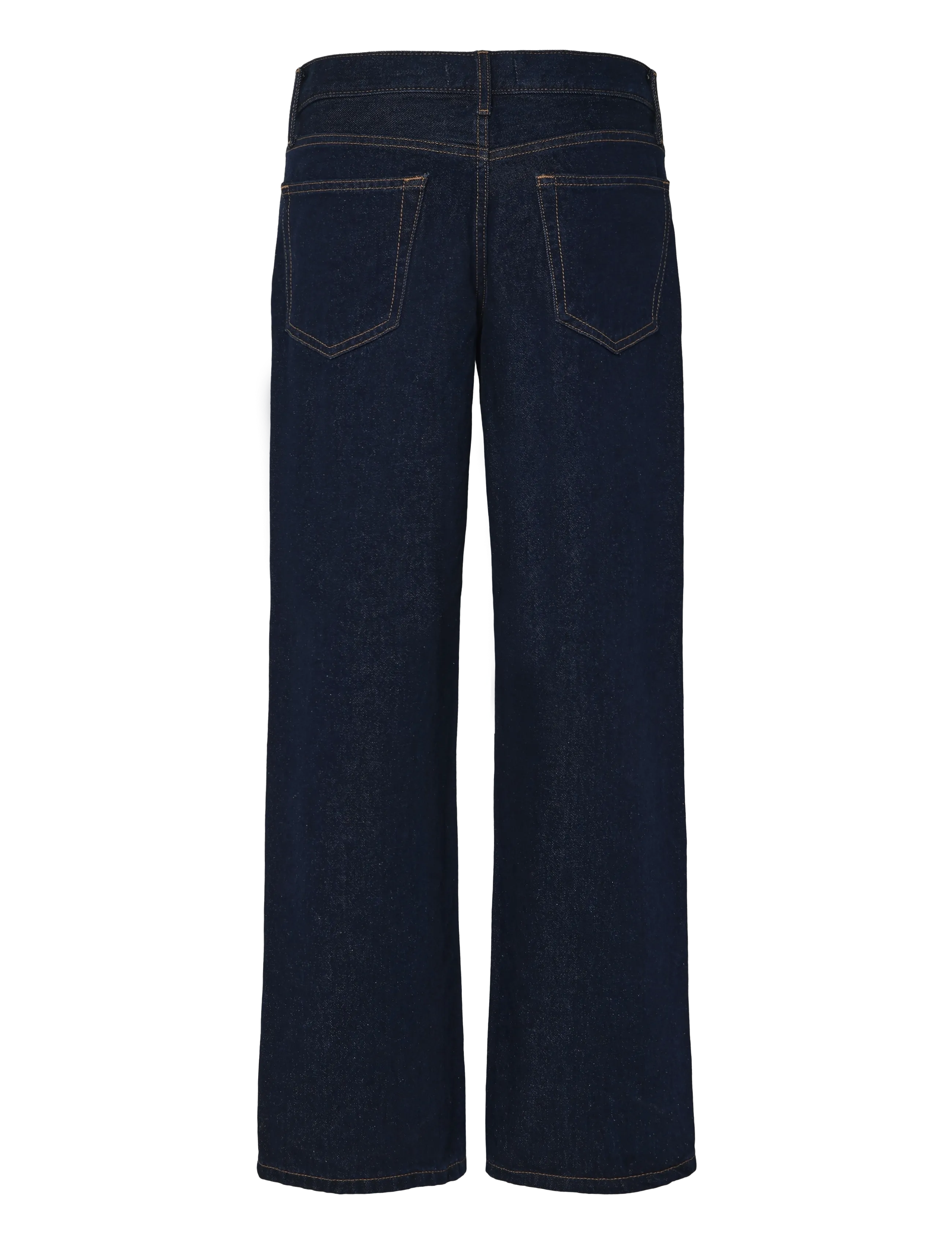 Topshop - TSEMBER LR WIDE DNM JEANS DB NOOS - vida jeans - dark blue denim - 1