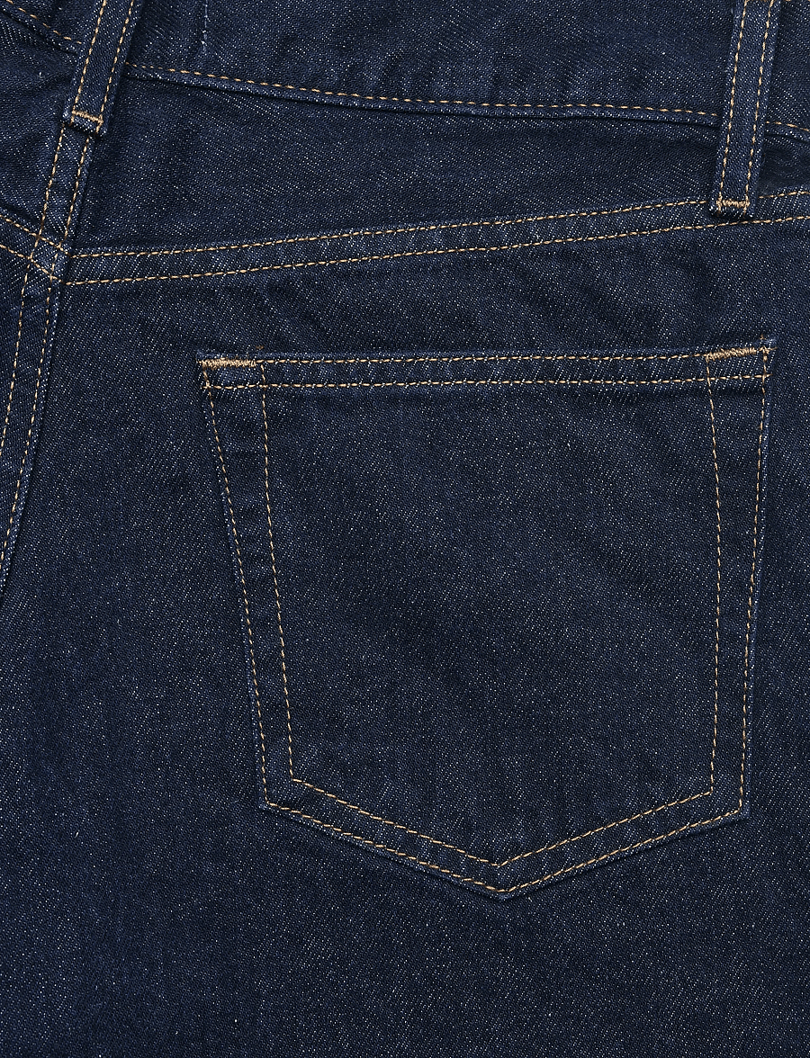 Topshop - TSEMBER LR WIDE DNM JEANS DB NOOS - vida jeans - dark blue denim - 2