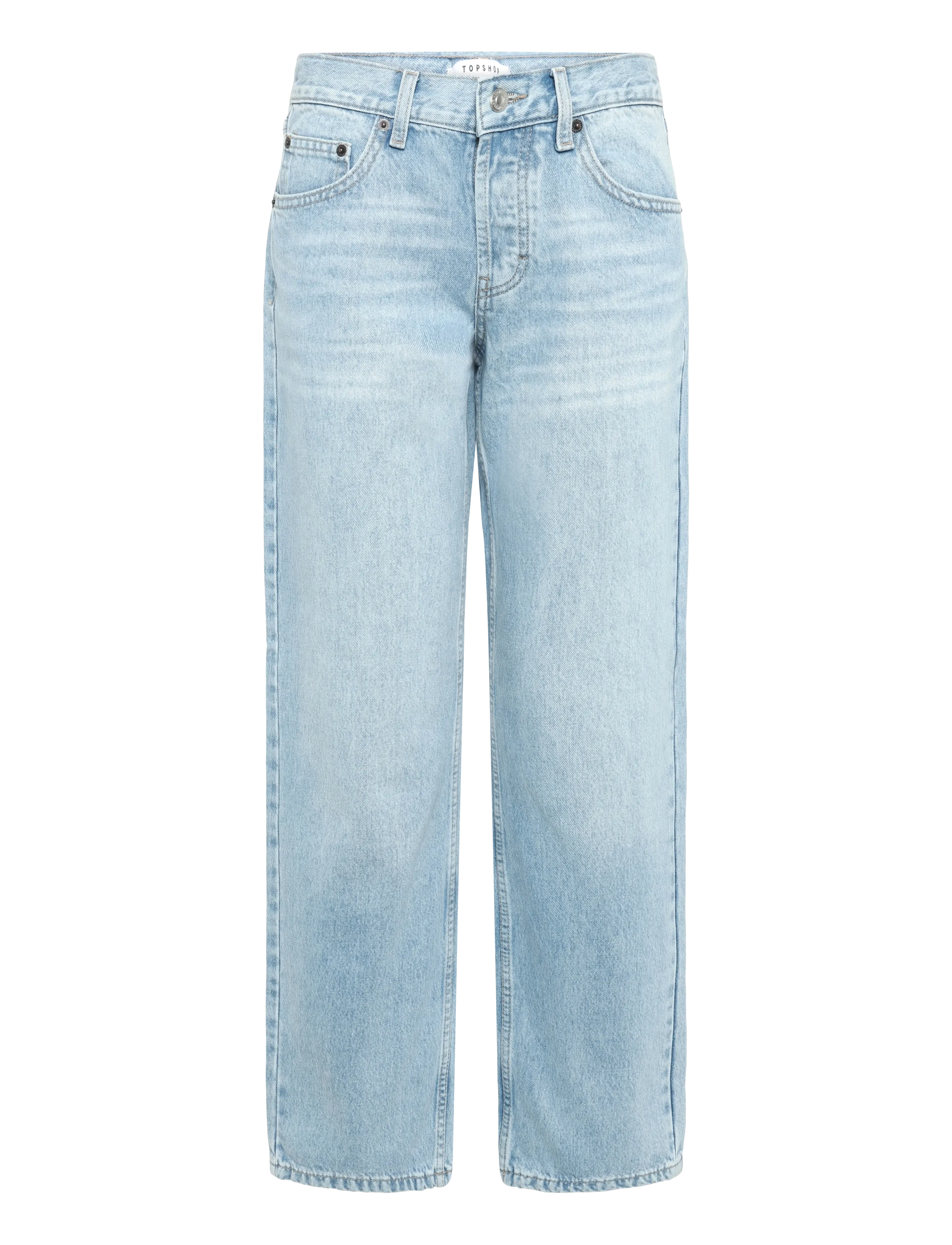 Topshop Tsember Lr Wide Dnm Jeans Lb Noos, Kvinder, Wide Leg Jeans, Blå, Str: 32 x 32