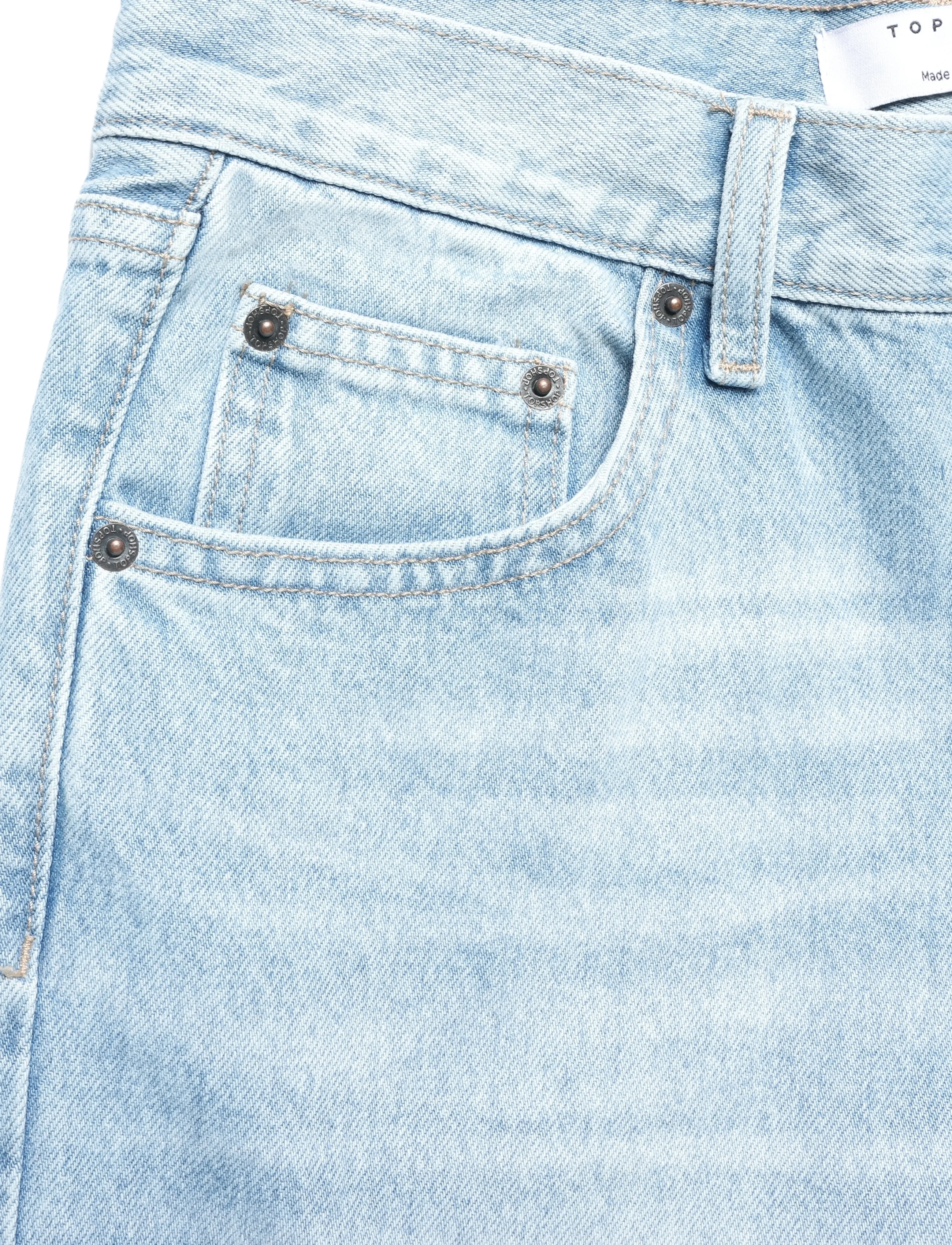 Topshop - TSEMBER LR WIDE DNM JEANS LB NOOS - brede jeans - light blue denim - 2